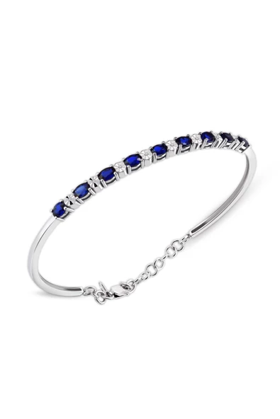 2.10 Ct Pırlantalı Markiz Safir Bilezik ürün görseli 1