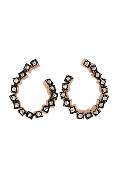 Kare Tasarım Elmas Küpe ürün görseli 1