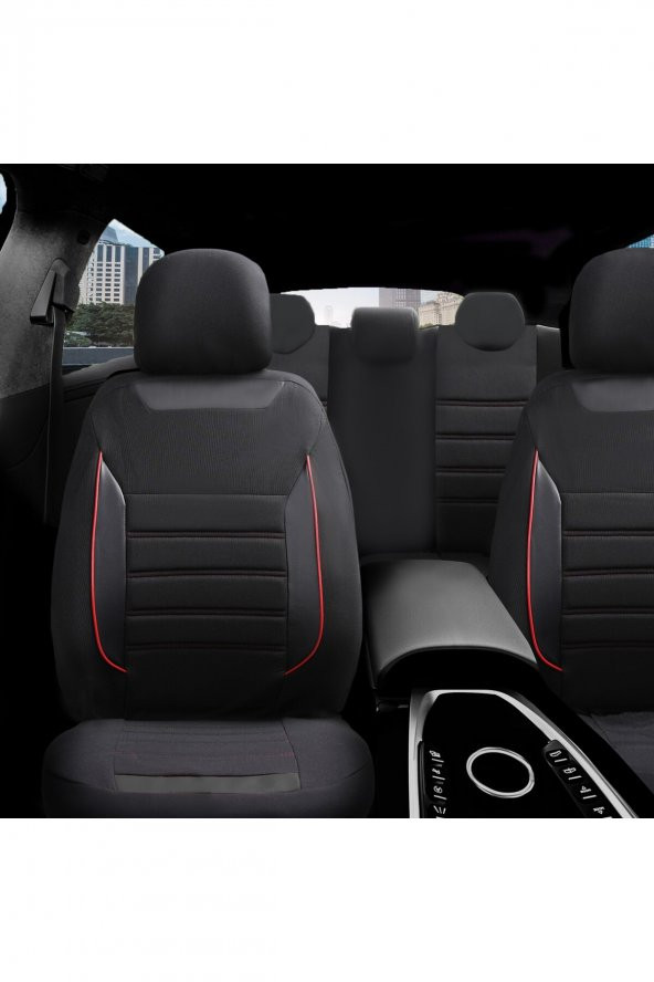 Suzuki Swift Uyumlu Özel Tasarım Oto Koltuk Kılıfı Seti Smart K - 2