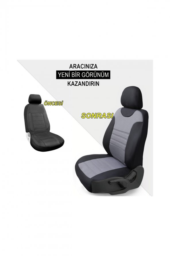 Tofaş Doğan Slx  Özel Tasarım Oto Koltuk Kılıfı Seti Trend - 4
