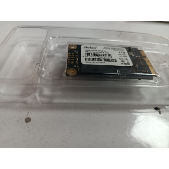 NETAC 1 TB MSATA SSD SATA 6 GB/S SSD. - 3