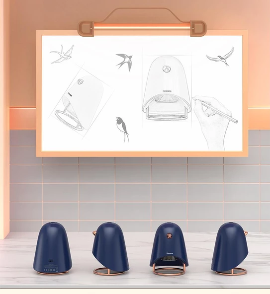 Baseus Mosquito Masaüstü Şarjı Kablolu Sivrisinek Kovma Cihazı Sivrisinek Kovucu Lamba - 11