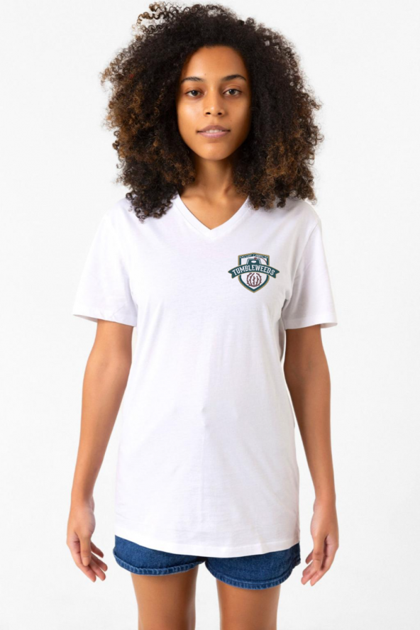Revel Legacy Tumbleweeds Beyaz Kadın V yaka Tshirt