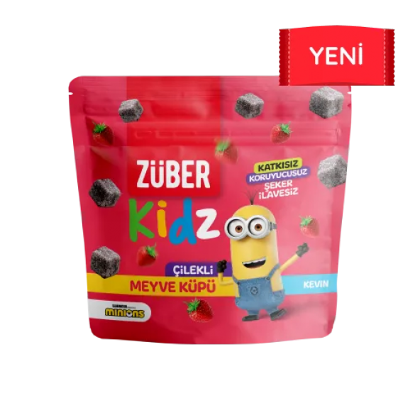 Züber Kidz Çilekli Meyve Küpü 49 g