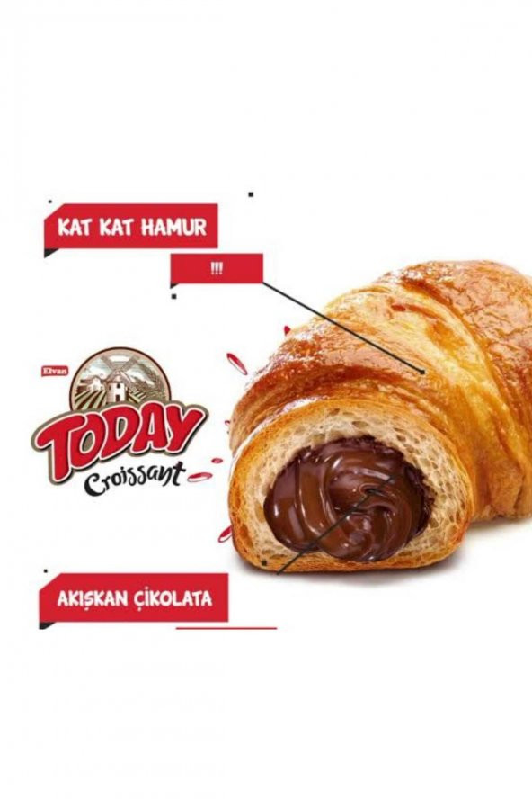 Today Kruvasan Çikolatalı 40 Gr. 9 adet