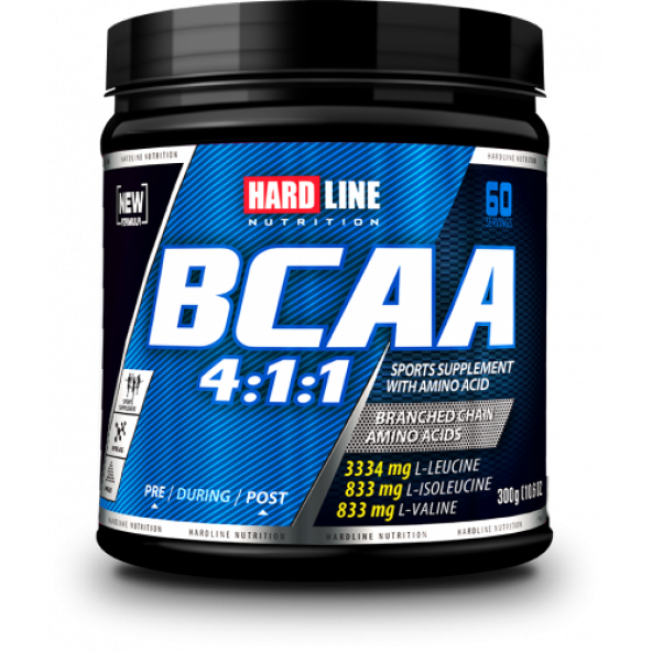 Hardline Nutrition 4:1:1 BCAA Aromasız 300 g