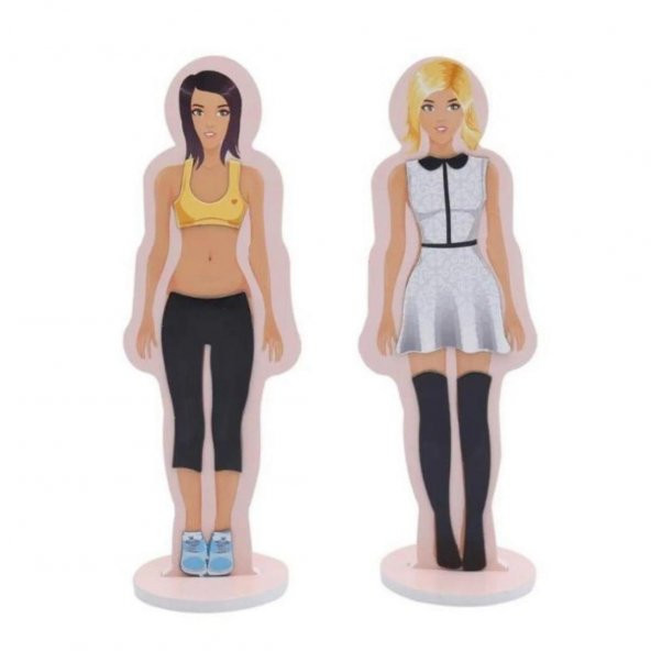 Fashion Show Manyetik Manken Giydirme Seti - 41 Parça - 7