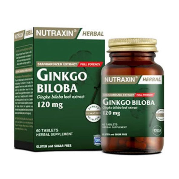 Nutraxin Ginkgo Biloba 120 mg 60 Tablet