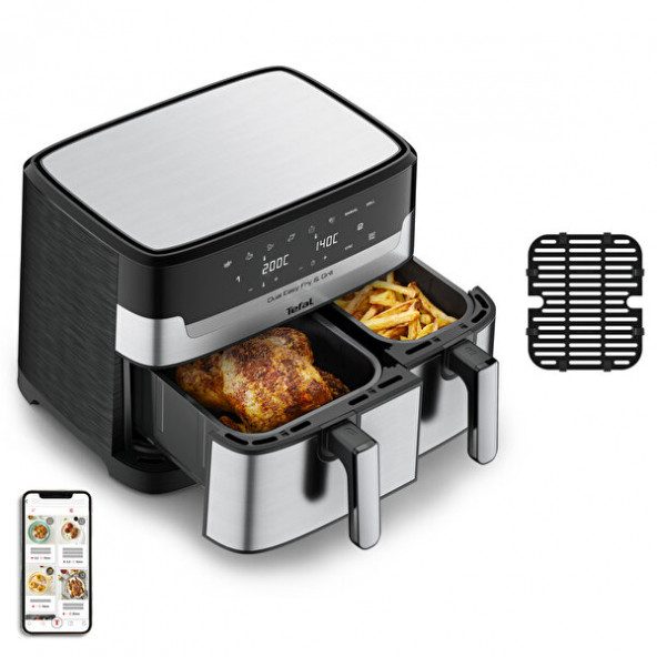 Tefal Easy Fry Dual Basket Az Yağlı Fritöz