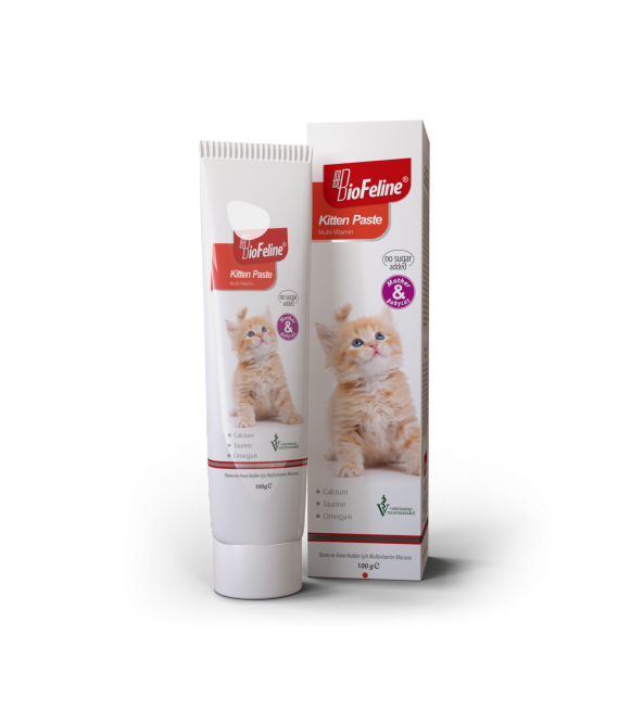 BioFeline Kitten Paste Yavru ve Anne Kedi Macunu 100 g