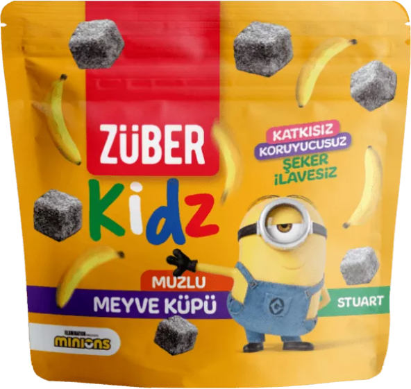 Züber Kidz Muzlu Meyve Küpü 49 g