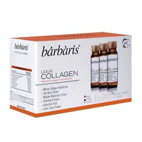 Barbaris Liquid Collagen Takviye Edici Gıda 50 ml 10 adet