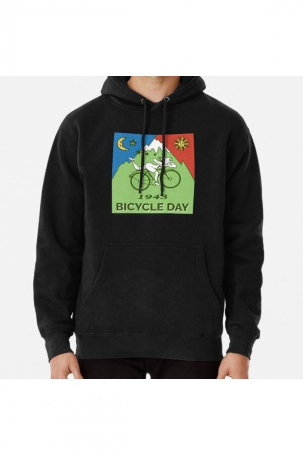 Bicycle Day,1943 Vintage (Albert Hofmann LSD) Baskılı Sweatshirt Hoodie