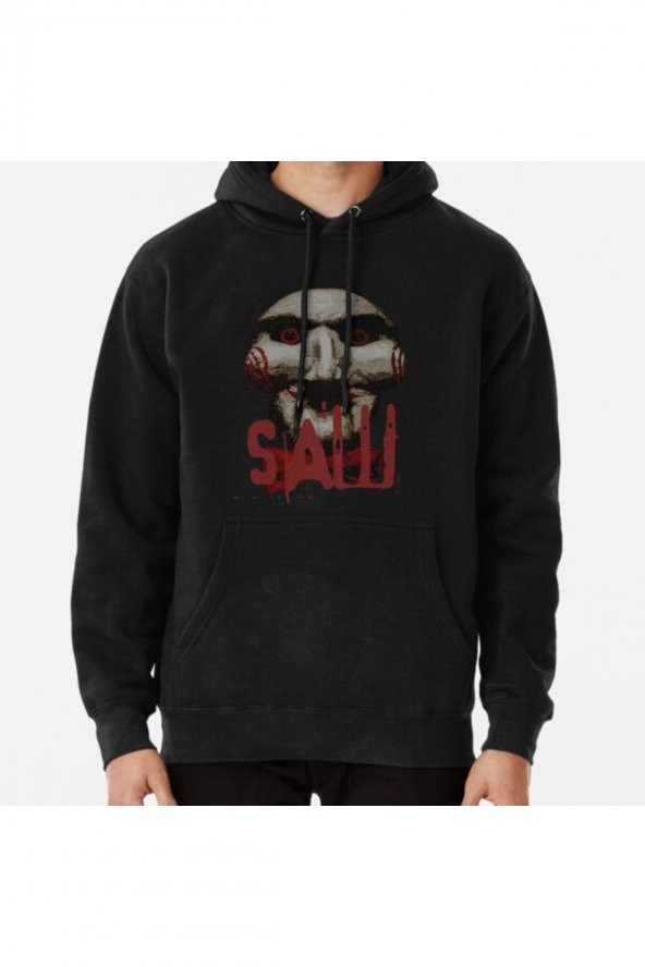 Saw movie fan unique design Baskılı Sweatshirt Hoodie
