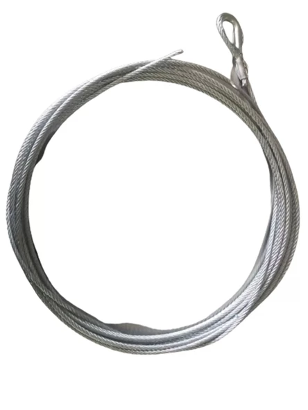 Çelik Tel 5mm Tek Uç Radansa Pres 8 Metre
