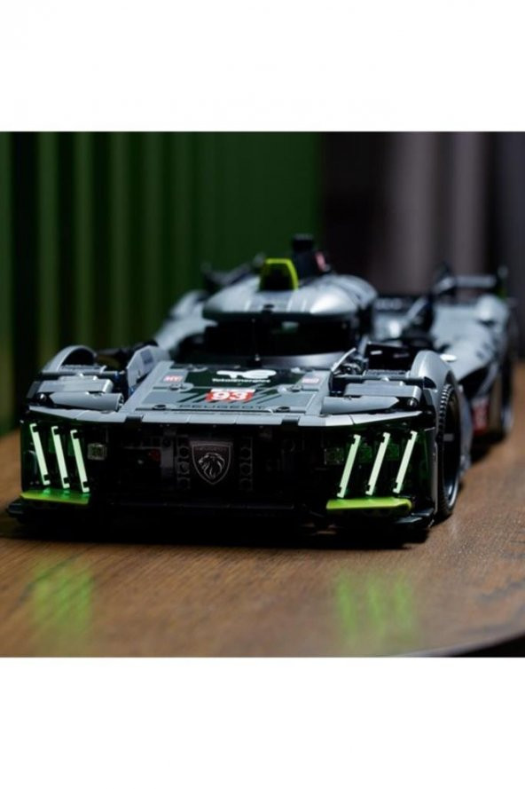 LEGO Technic PEUGEOT 9X8 24H Le Mans Hybrid Hypercar 42156,Oyuncak Araba Yapım Seti - 4