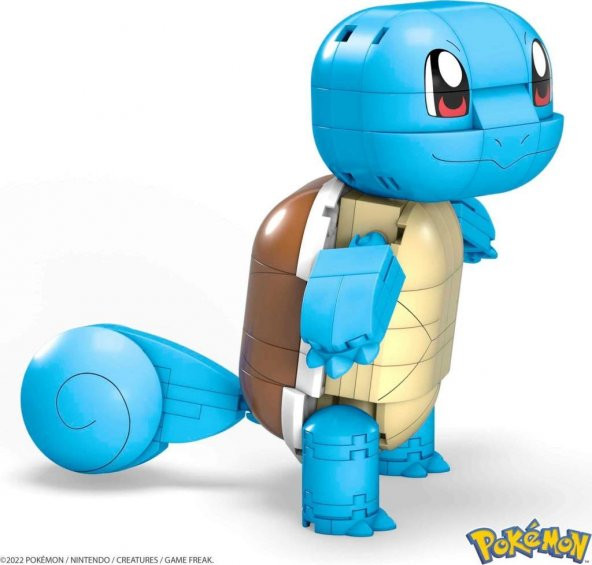 Mattel Pokemon Mega Construx: Pokemon Build & Show - Squirtle GKY95 GYH00, Oyuncak Yapı Seti - 2