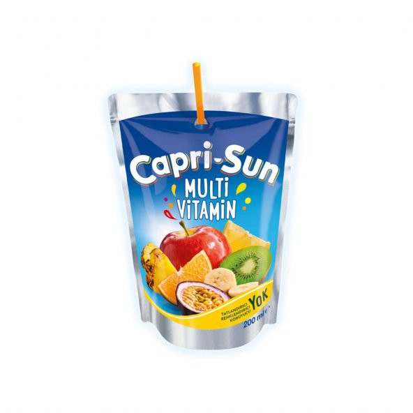 Capri Sun Meyve Suyu 200 ML  x 20 Adet Vitamin