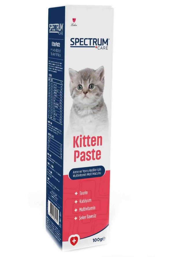 Spectrum Care Kitten Anne ve Yavru Kediler için Multivitamin Malt Macunu 100gr - 2
