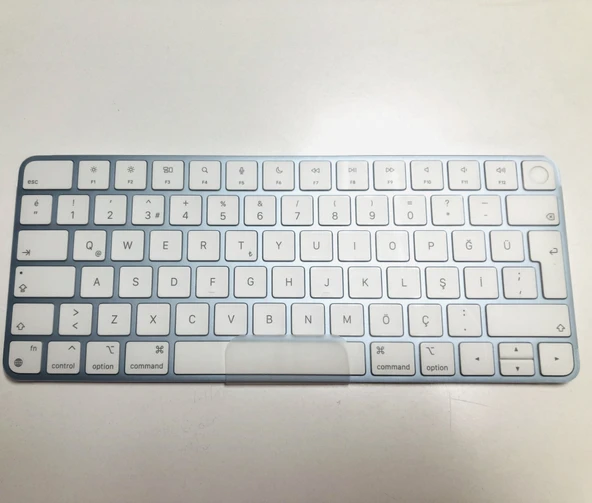 Apple Magic Keyboard MK293TQ/A Türkçe Q TOUCH ID ÖZELLİKLİ Kablosuz Klavye - Mavi - 2