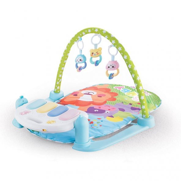Babycim Dinozor Piyanolu Oyun Halısı HE0643,Bebek Aktivite Oyuncak