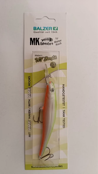 Balzer 13420 MK Adventure UV Booster 11cm 11gr Maket Balık Suni Yem 114