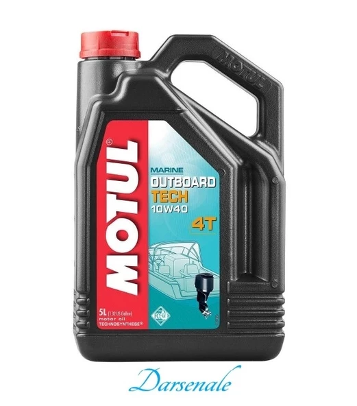 MOTUL OUTBOARD TECH 4T 10W40 - 5 LİTRE-NMMA FC-W