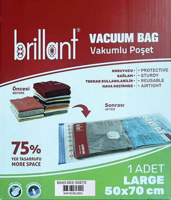 Brillant Vakumlu Hurç Torba Naylon Poşet - 4