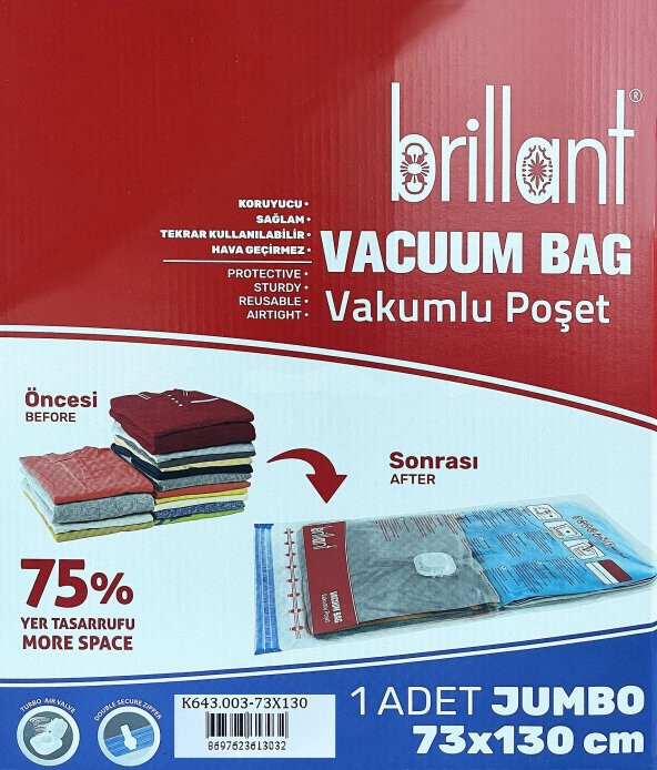 Brillant Vakumlu Hurç Torba Naylon Poşet - 5