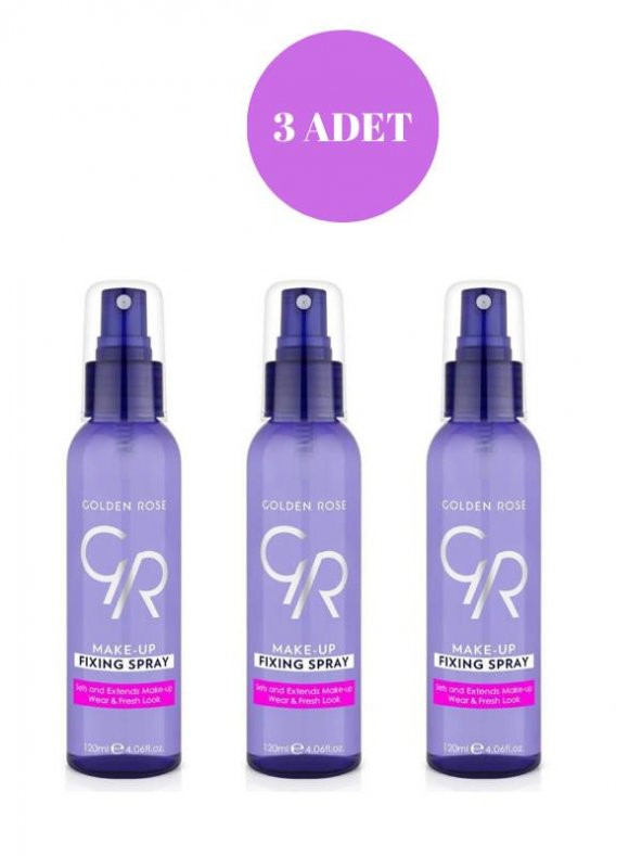 Make Up Fixing Spray - Makyaj Sabitleyici Sprey 3x200 Ml