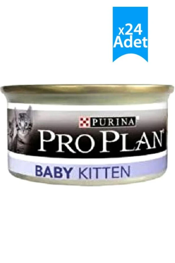 Pro Plan Tavuklu Yeni Doğan Yavru Kedi Konservesi 85gr*24 Adet