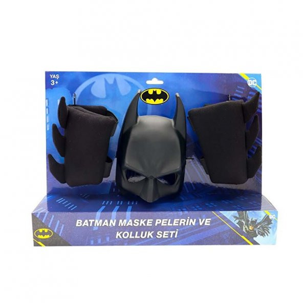 Batman Maske Pelerin ve Kolluk