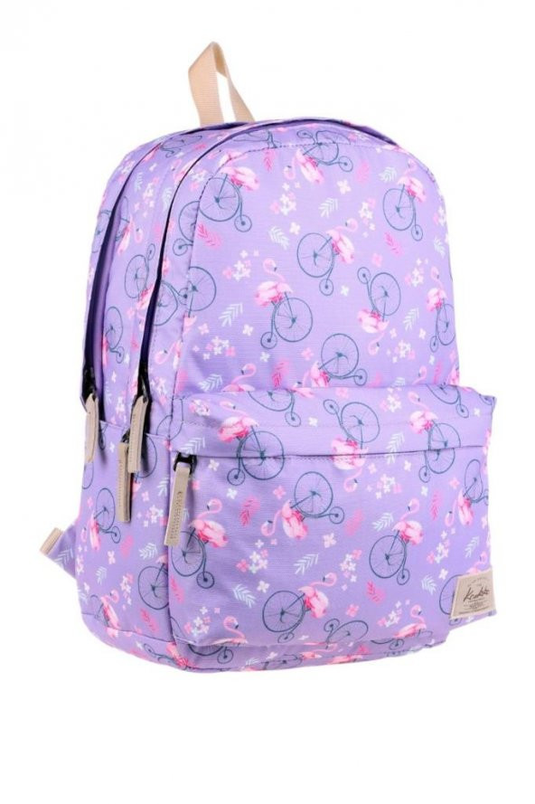 Kaukko Sırt Çantası Nature Lılac Flamıngo K1474 ürün görseli