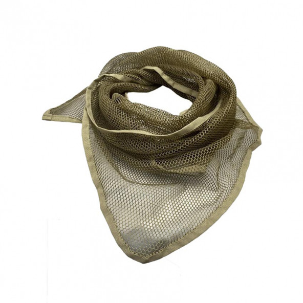 File Bandana (Taktik Fileli Model)Çöl Renk 100 x 100 x 140 cm