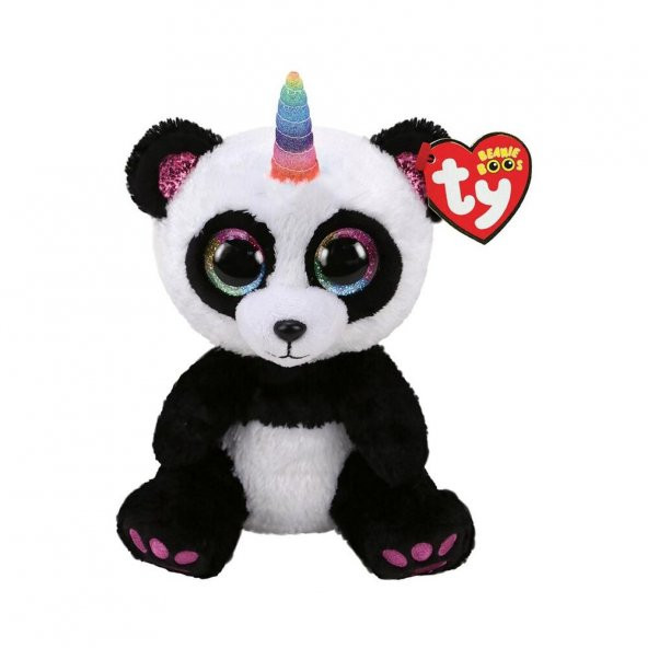 TY Beanie Boos Boynuzlu Panda-Paris 15 cm