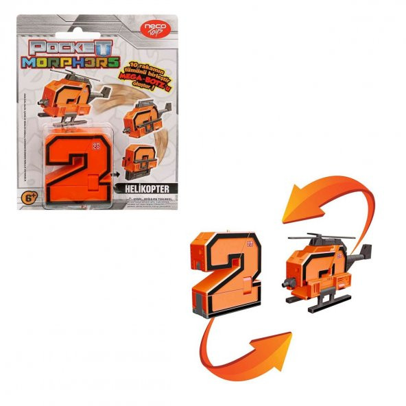 PM/6888 Pocket Morphers Dönüşebilen Numaralar / Tekli satılır - Resim 5