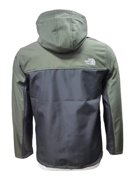 The North Face T01465 Erkek Parçalı Softshel Kapüşonlu Mont - 5