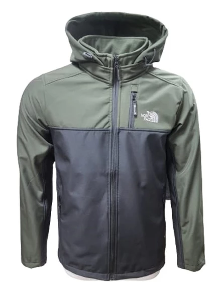 The North Face T01465 Erkek Parçalı Softshel Kapüşonlu Mont