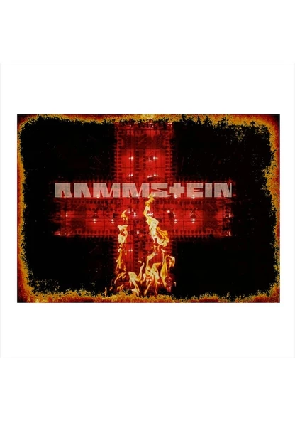 Rammstein  Ahşap Poster 20x30