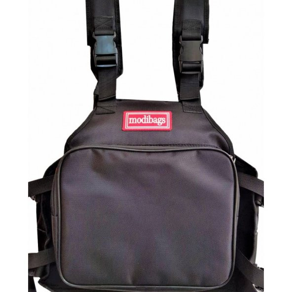 MODİBAGS SPİN YELEK SİYAH - 4