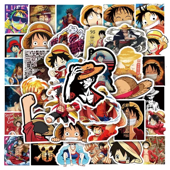 One Piece Anime Manga Sticker Seti