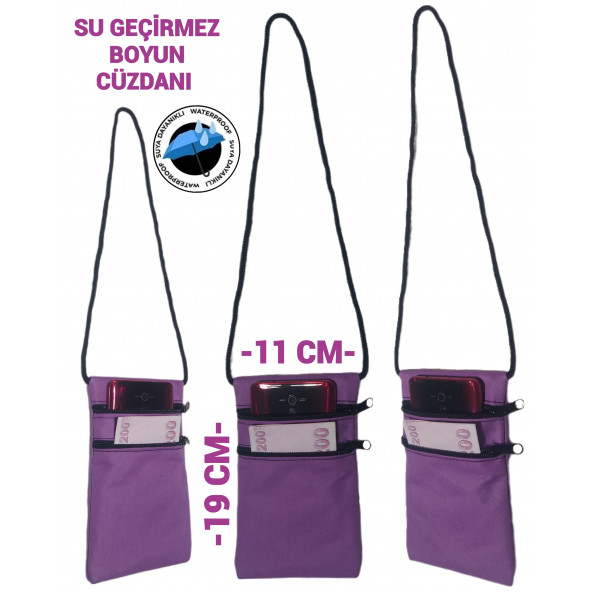 Asker Umre Hac Su Geçirmez Boyun Cüzdanı
