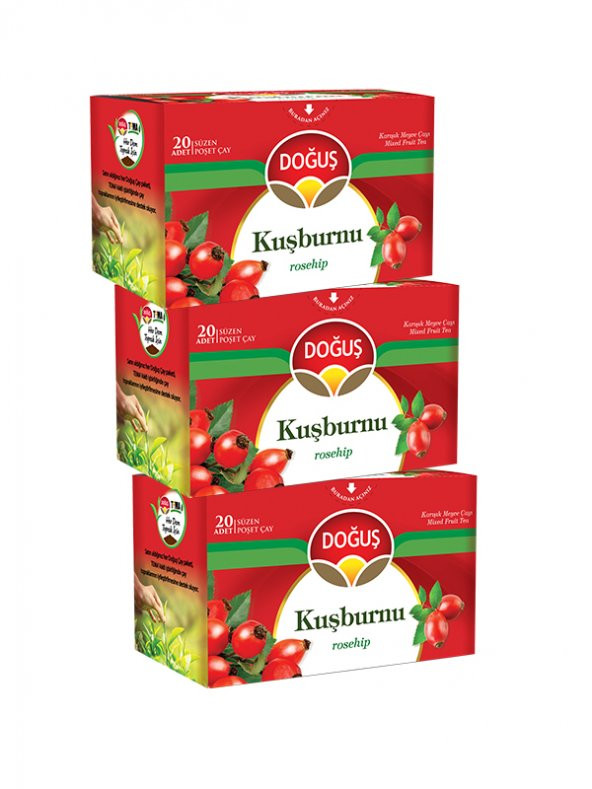 KUŞBURNU ÇAYI 20 SÜZEN POŞET (30 gr), 3 ADET
