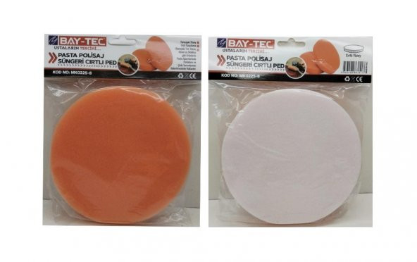 Bay-Tec Pasta Polisaj Süngeri Cırtlı Ped MK0225-8 (1 Adet) - 3