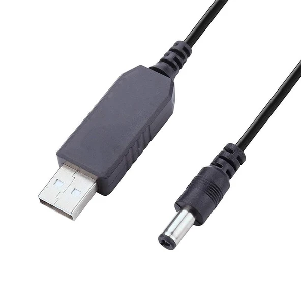 Ayt Pm-21568 9-5 Volt 1 Amper USB To DC 5.5x2.5mm Çevirici Dönüştürücü Kablo 100 Cm - 3