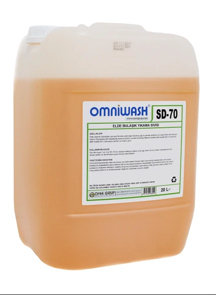 Omniwash SD-70 20 Litre Elde Bulaşık Yıkama Deterjanı