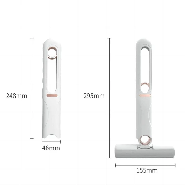 Kendinden Sıkmalı Mini Mop Cam Fayans  Mini Temizlik Mopu - 5