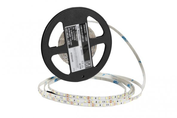 5 Metre Şerit Led Samsung Çipli İç Mekan IP20 12 V 9,6 W 6.500K Beyaz