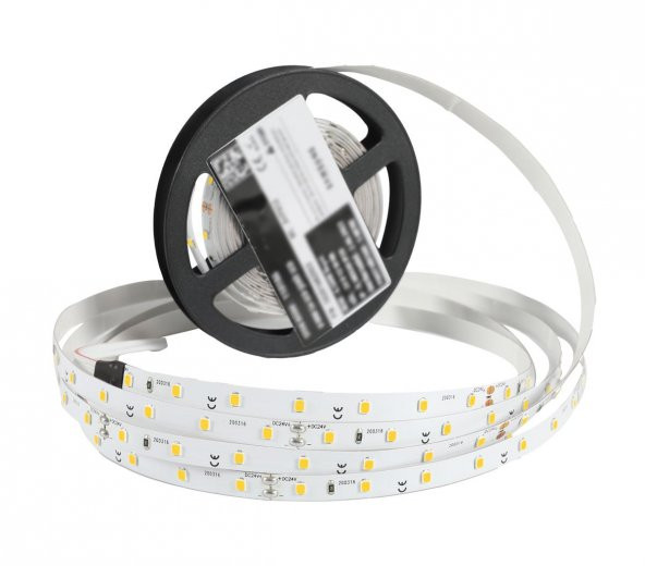 5 Metre Şerit Led Samsung Çipli İç Mekan IP20 24 V 12 W 3.000K Gün Işığı