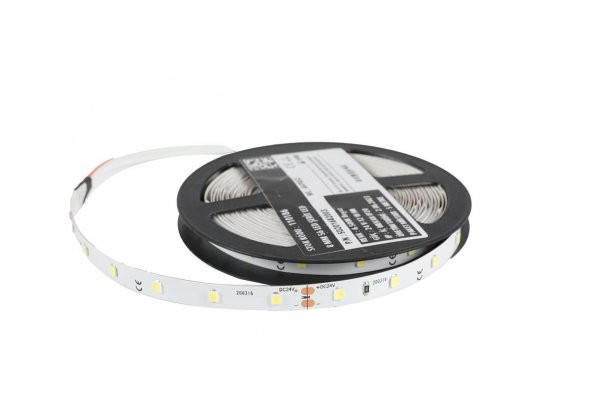 5 Metre Şerit Led Samsung Çipli İç Mekan IP20 24 V 12 W 10.000K Beyaz - 2